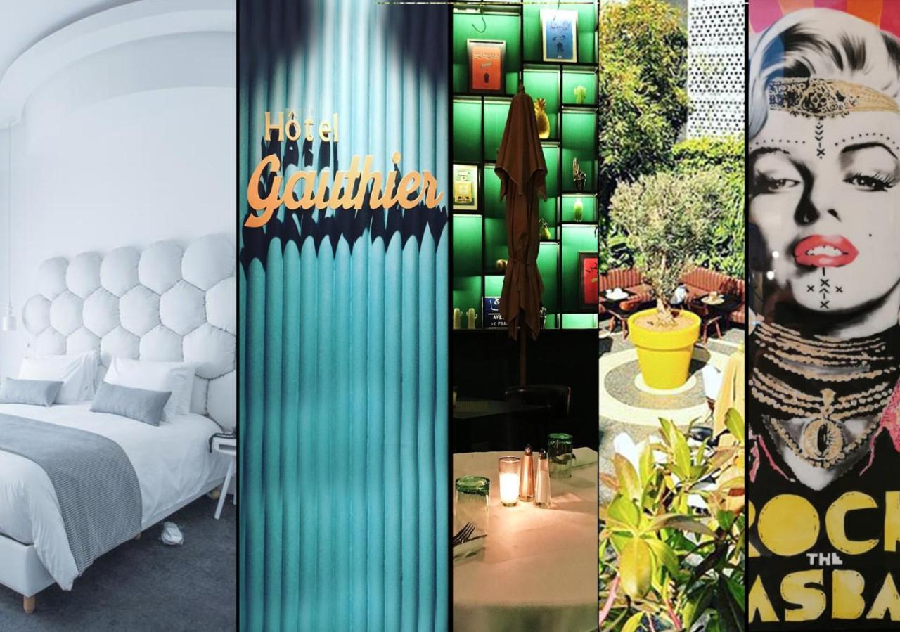 Boutique Hotel Gauthier Restaurant Terrasse Casablanca Exterior foto